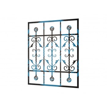 Кованая решетка люкс-1