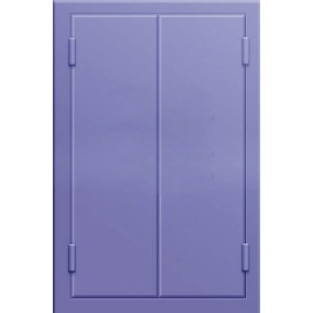 Двухстворчатые распашные (фиолетовые) 
